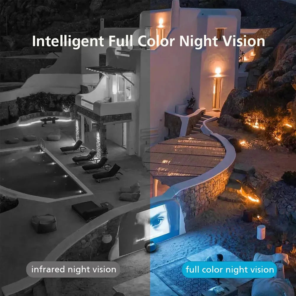 Tuya 5MP 5G E27 Bulb Security Monitor Cam Wireless Automatic Human Tracking Night Vision Full Colour Surveillance Camera